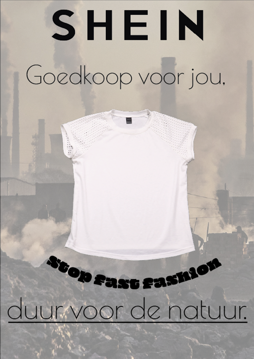 Stop fast fashion - SHEIN poster